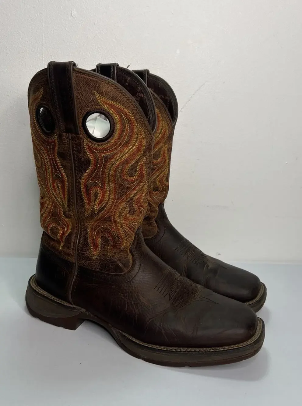 Durango Men’s Rebel Western DK Chestnut Boots DDB0317 Size 10M